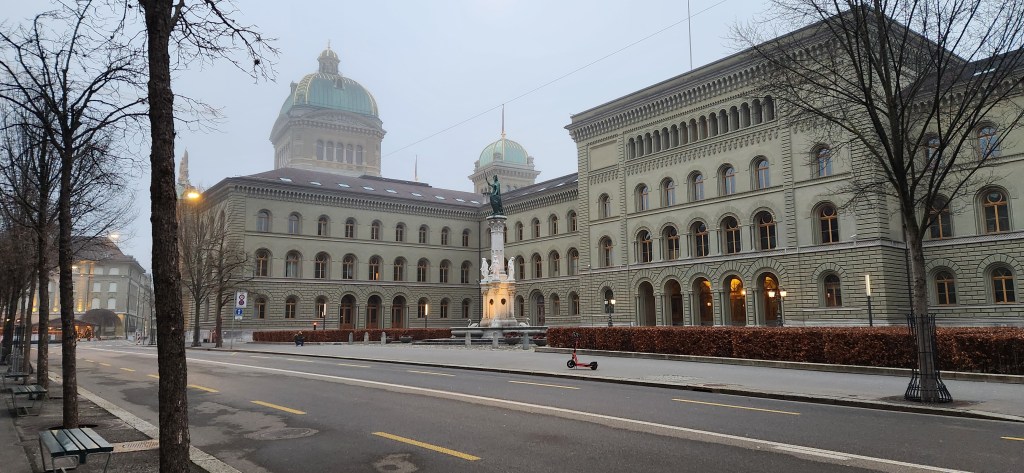 A Cold Morning In Bern, Switzerland